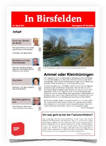 In Birsfelden - Nr. 2 - Juni 2014