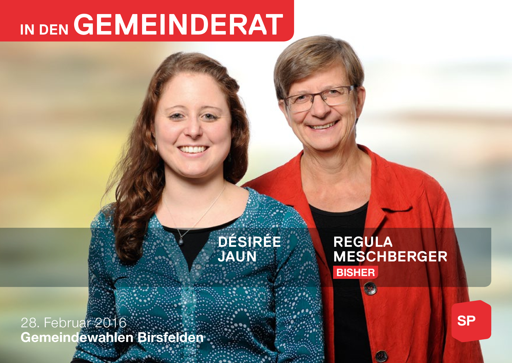 Désirée Jaun und Regula Meschberger in den Gemeinderat