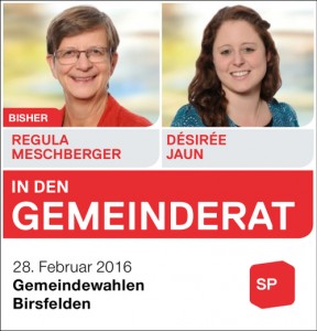 Regula Meschberger und Désirée Jaun in den Gemeinderat