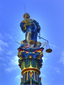 Gerechtigkeitsbrunnen (Bern) by Martin Abegglen