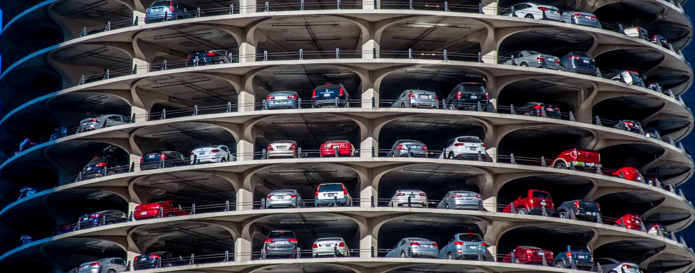 Marina City Car parking by Abhijit Bhatwadekar