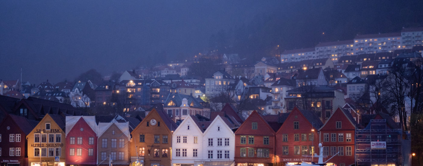 Bergen by Night by Axel Kuhlmann