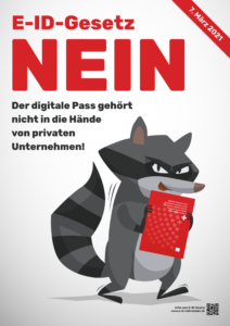 E-ID-Gesetz NEIN! Der digitale PAss gehört nicht in die Hände von privaten Unternehmen.